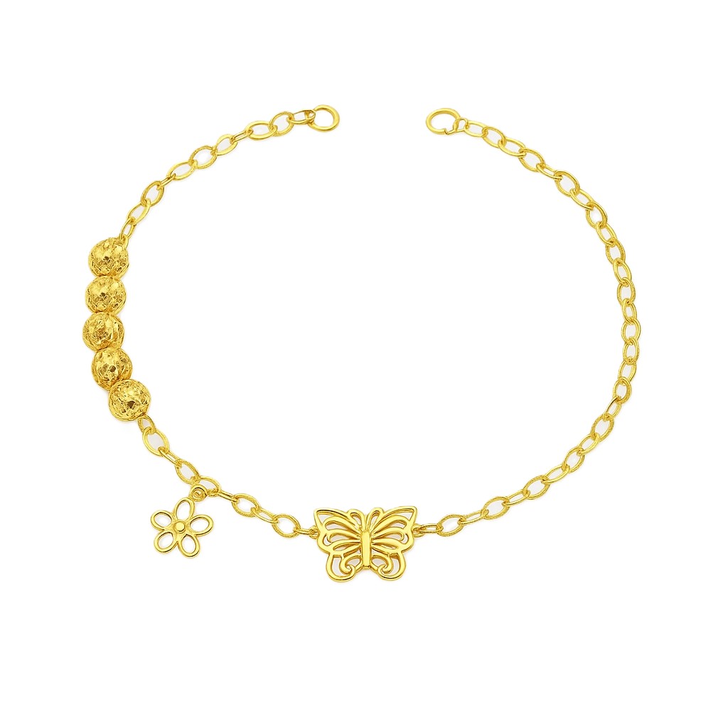 916 Gold Butterfly Bracelet – Where Elegance Takes Flight