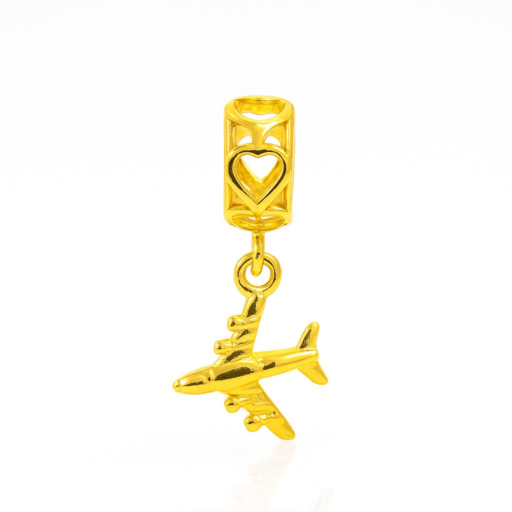 Adventure Gold Charm: Modern Wanderlust