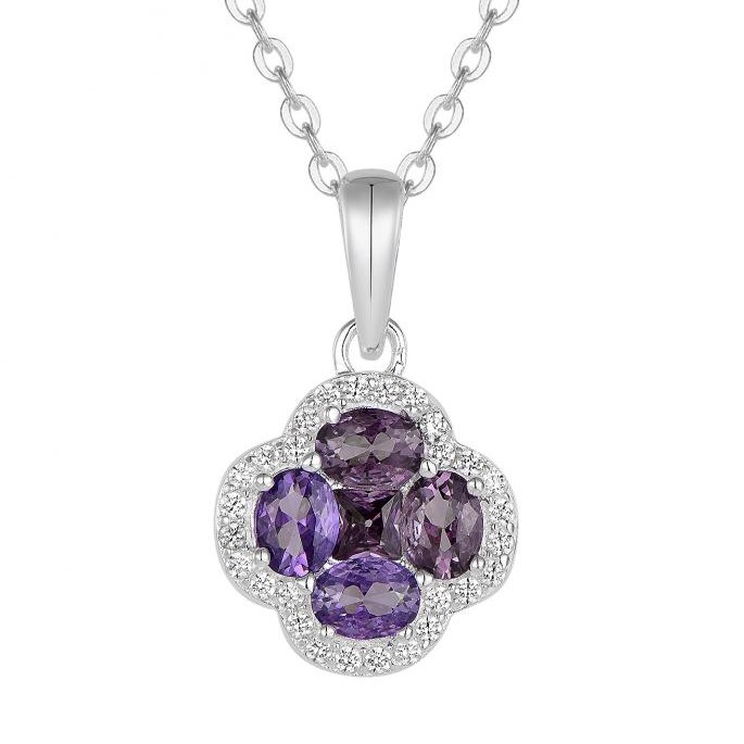 Amethyst Bloom Pendant