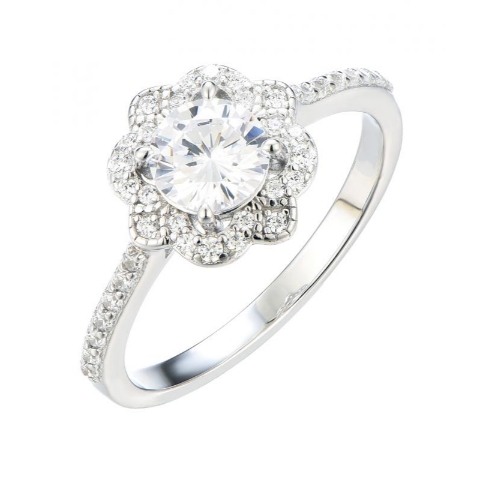 “Bloom of Eternity” Diamond Blossom Ring
