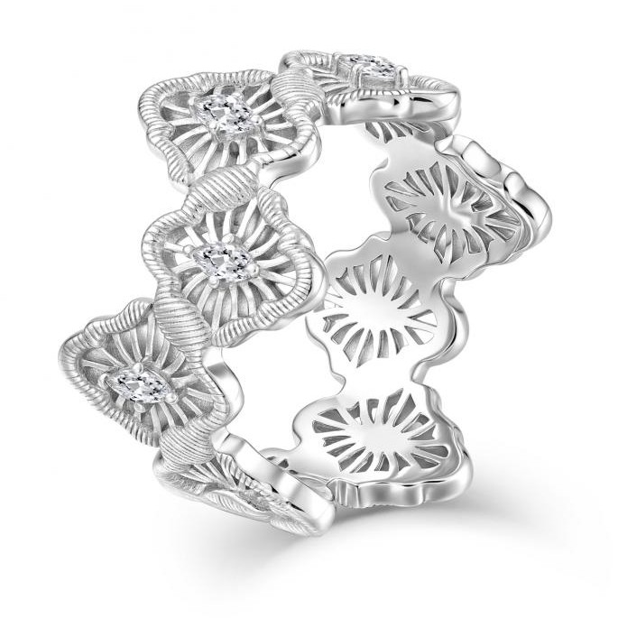 Floral Filigree Band