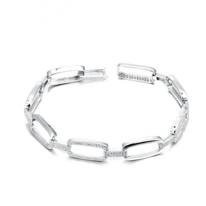 Geometric Link Bracelet