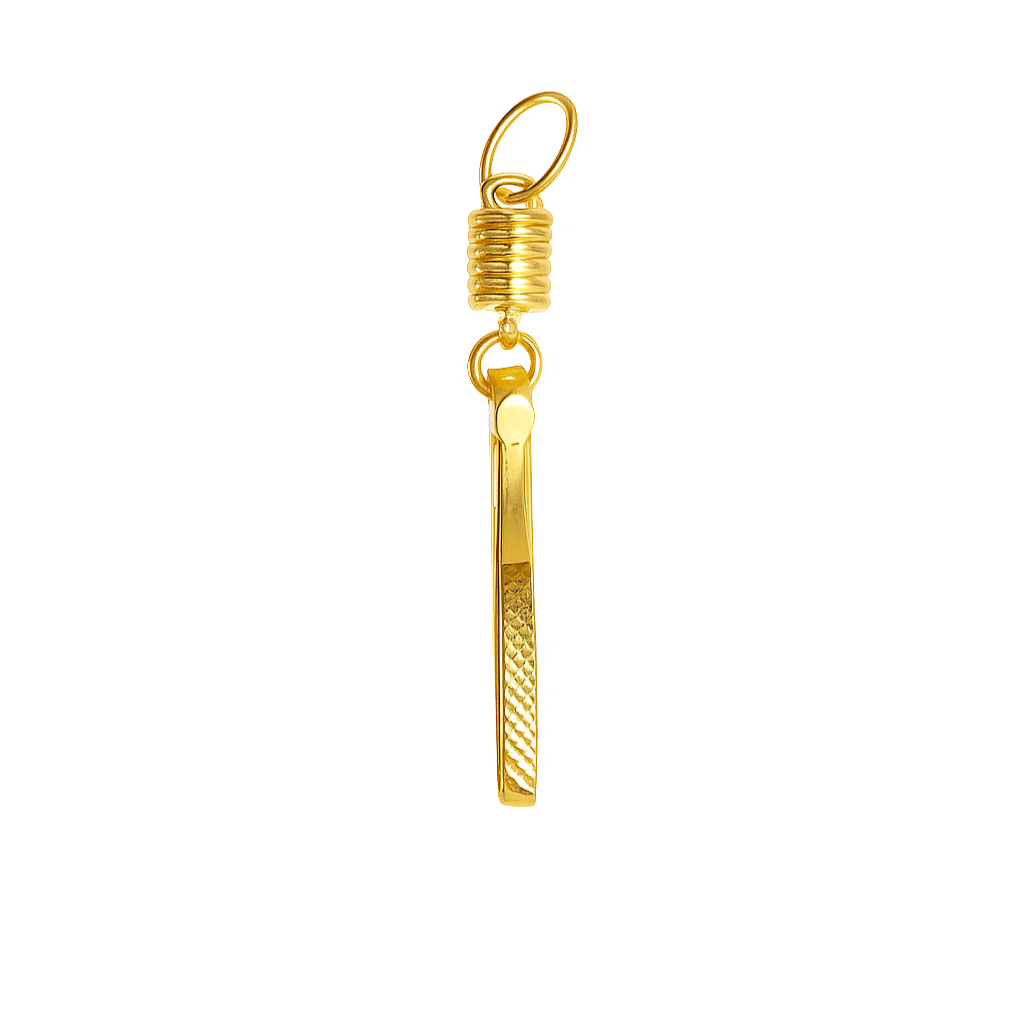 Gleaming Luxe Gold Fo Pendant