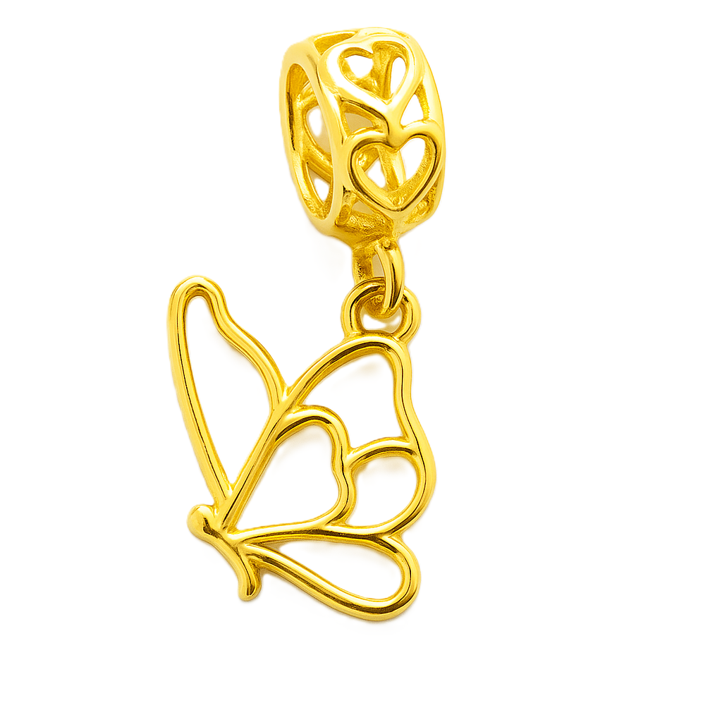 Golden Breeze Butterfly Charm 916 – Light, Graceful, Unforgettable