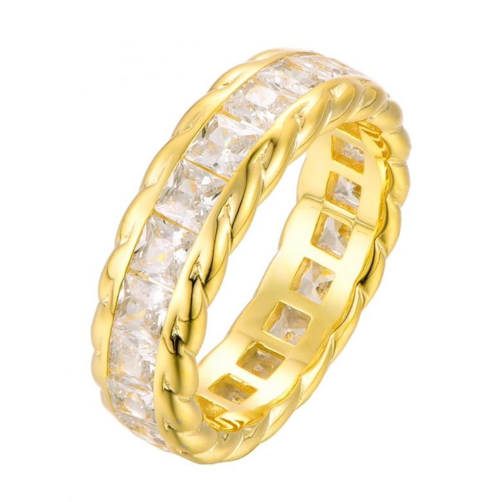 “Golden Eternity” Diamond Band