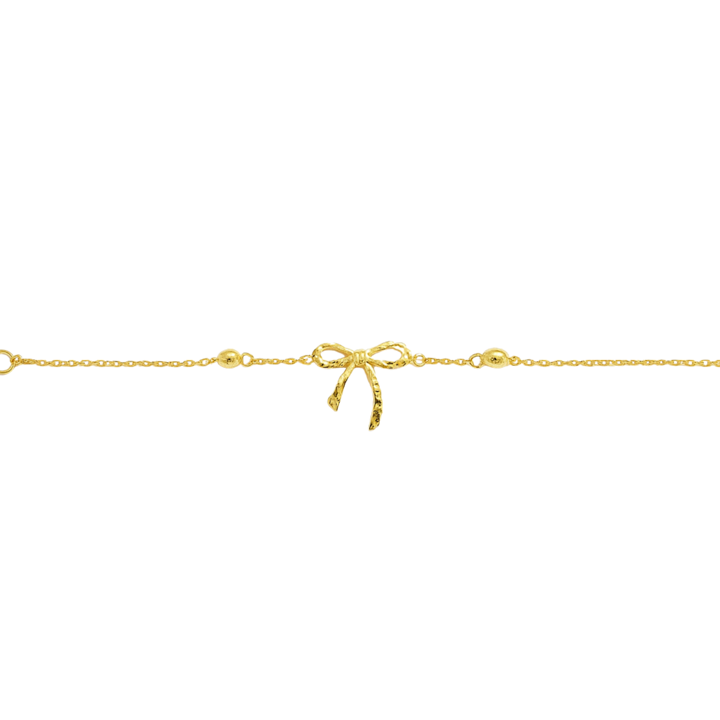 Golden Grace 916 Bow Bracelet – A Touch of Delicate Charm