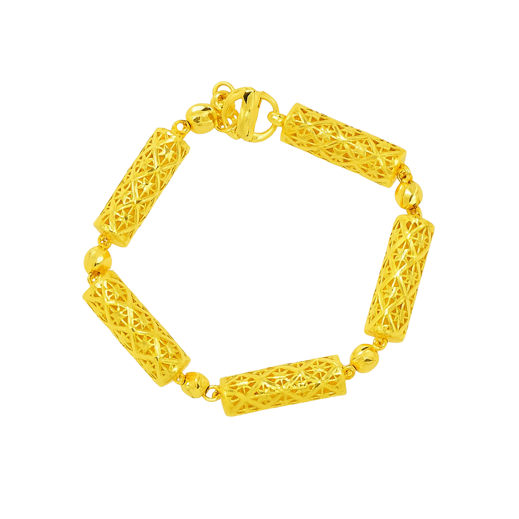 Golden Lattice Majesty Bracelet