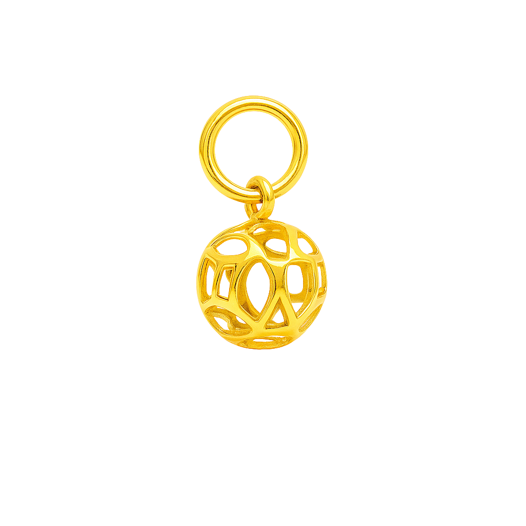 Golden Radiance Sphere Charm