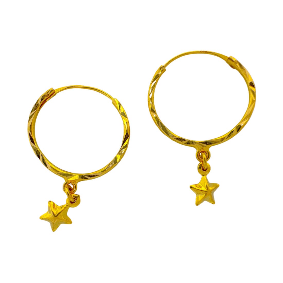 Gypsy H Star Earrings