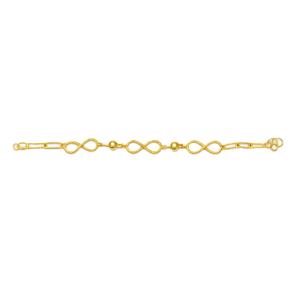 Infinite Grace 916 Gold Bracelet – A Symbol of Endless Beauty