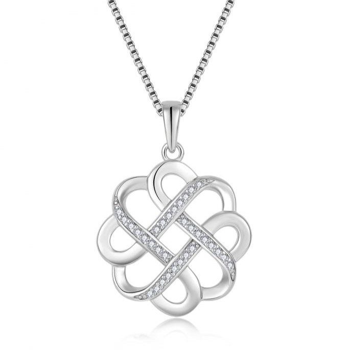 “Infinity Grace” Diamond Pendant