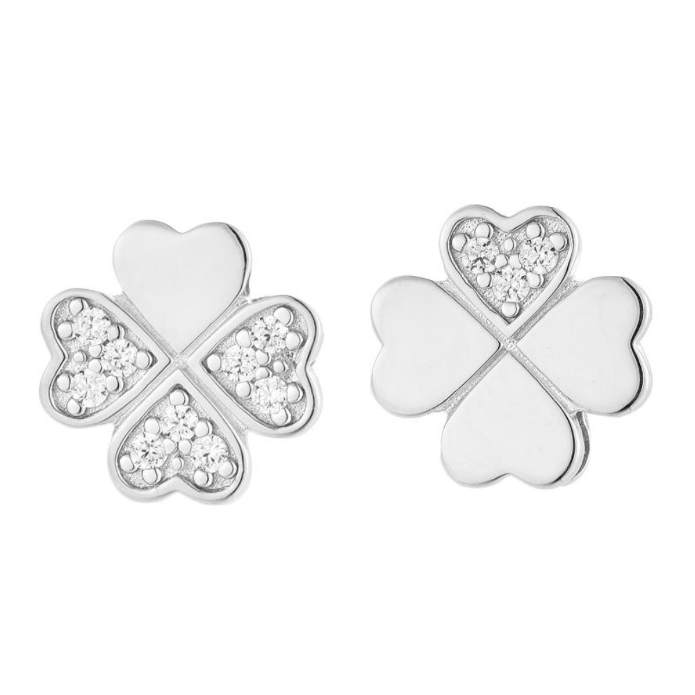 “Lucky Heart” Reversible Clover Pendant