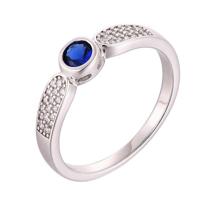 “Midnight Promise” Sapphire & Diamond Ring