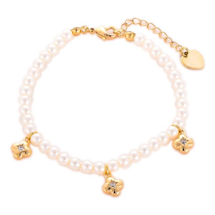 Pearl Charm Bracelet