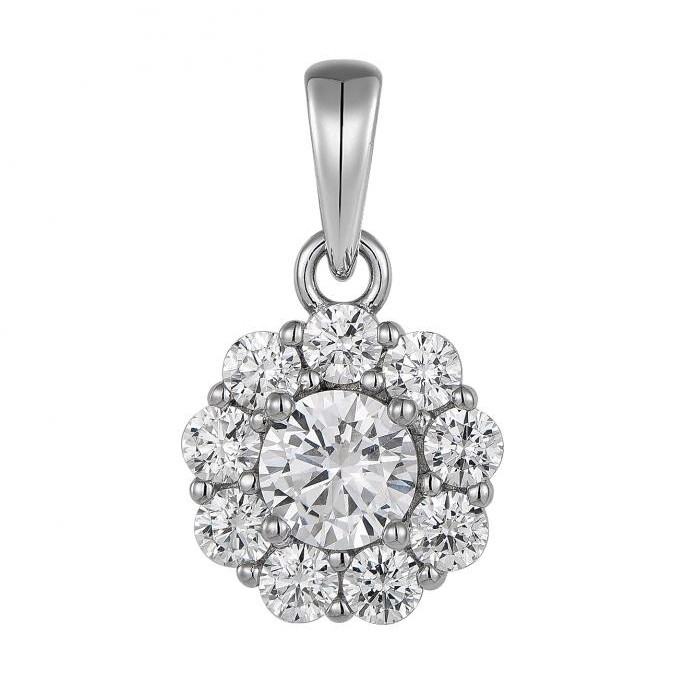 “Radiant Blossom” Diamond Pendant 