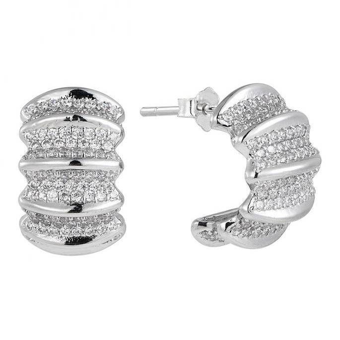 “Waves of Eternity” Diamond Earrings